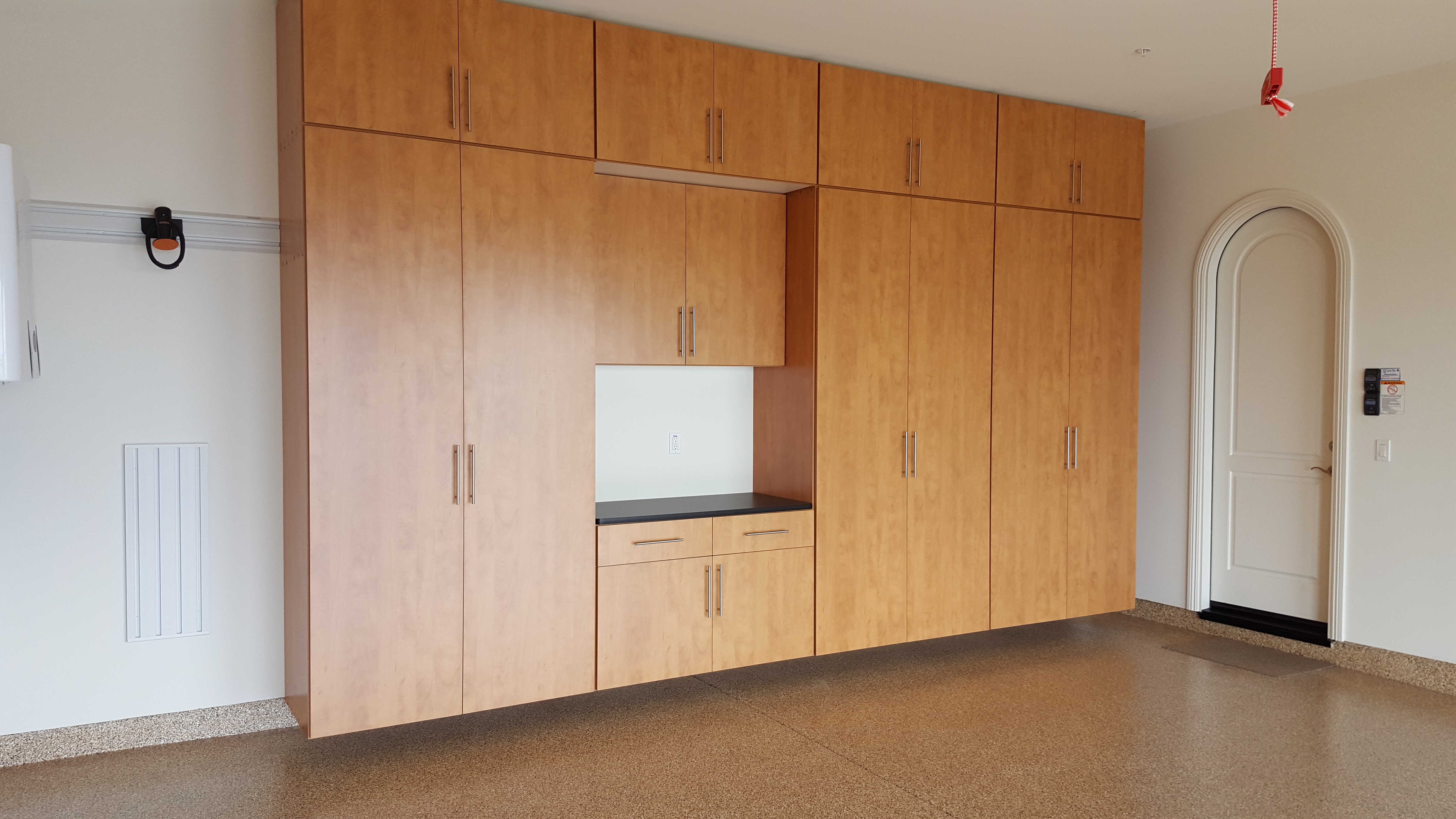 Why We Use Industrial Strength Particle Board For Garage Cabinets