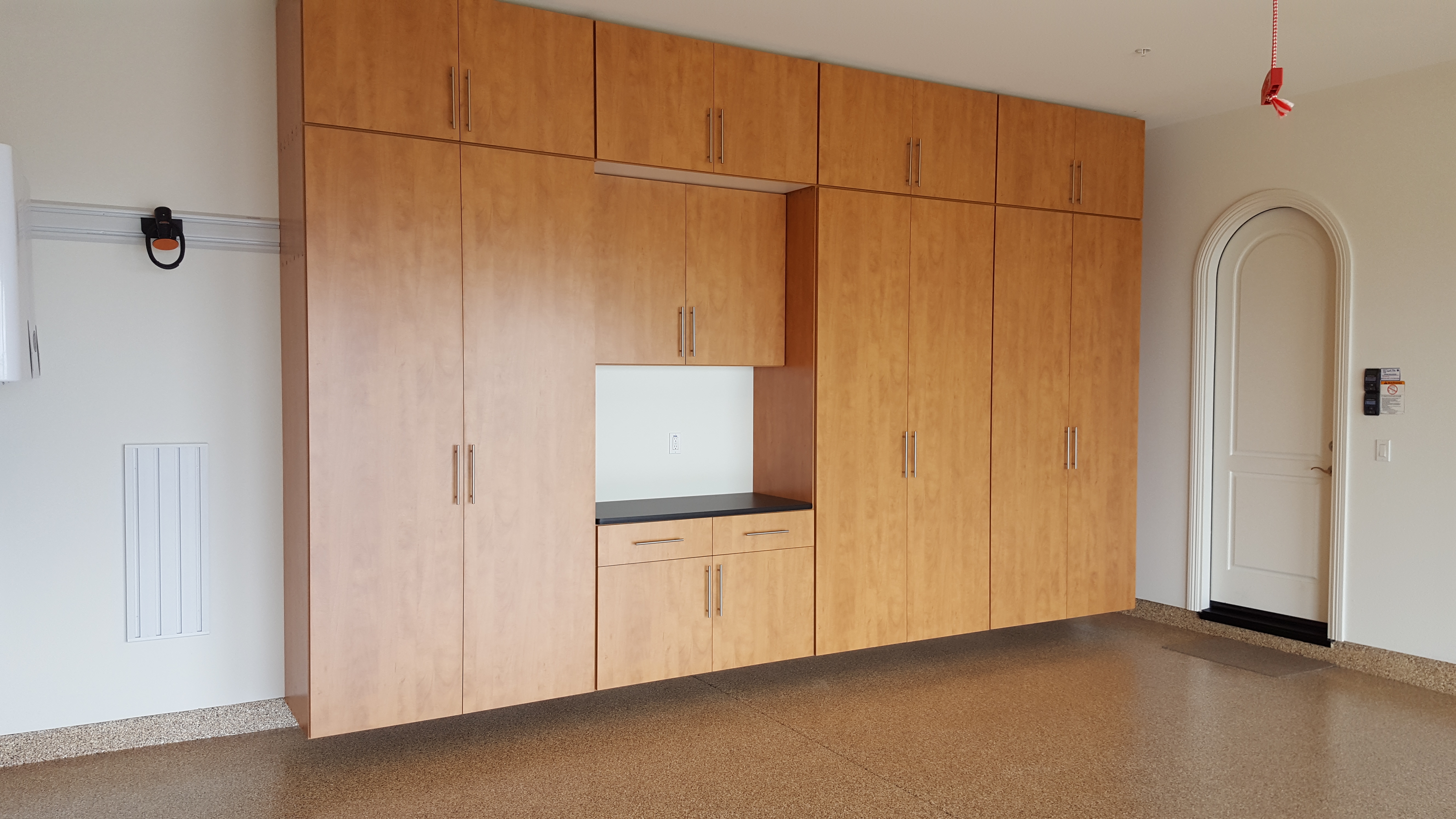 Why We Use Industrial Strength Particle Board For Garage Cabinets